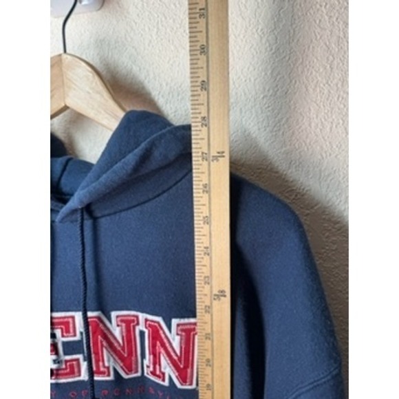 Penn University of Pennsylvania Champion Hoodie Sweatshirt College Apparel - Picture 7 of 7